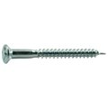 Midwest Fastener Wood Screw, #8, 1-3/4 in, Zinc Plated Steel Flat Head Phillips Drive, 40 PK 62768